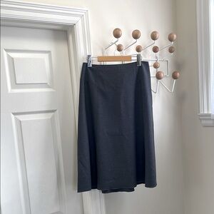 Elie Tahari - Wool Skirt - Grey - 10